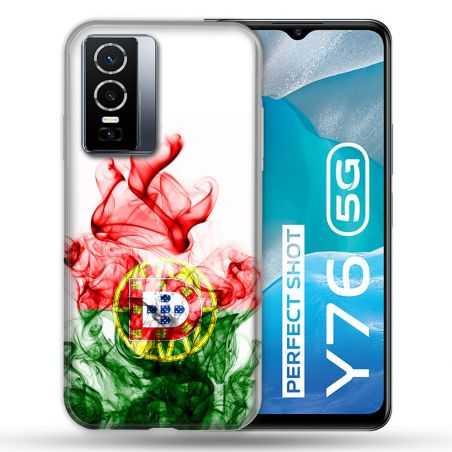 Coque Pour Vivo Y76 5G Voyage Portugal Flamme