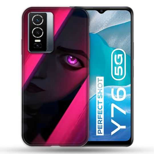 Coque Pour Vivo Y76 5G Arcane Jynx Rose