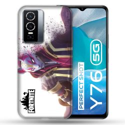 Coque Pour Vivo Y76 5G Fortnite Blanc