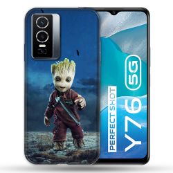 Coque Pour Vivo Y76 5G Groot Bleu