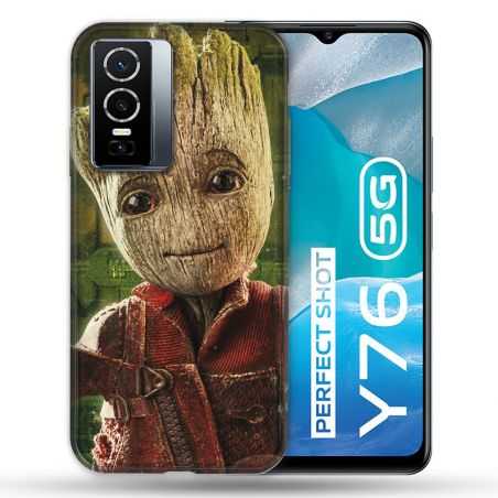 Coque Pour Vivo Y76 5G Groot Vert
