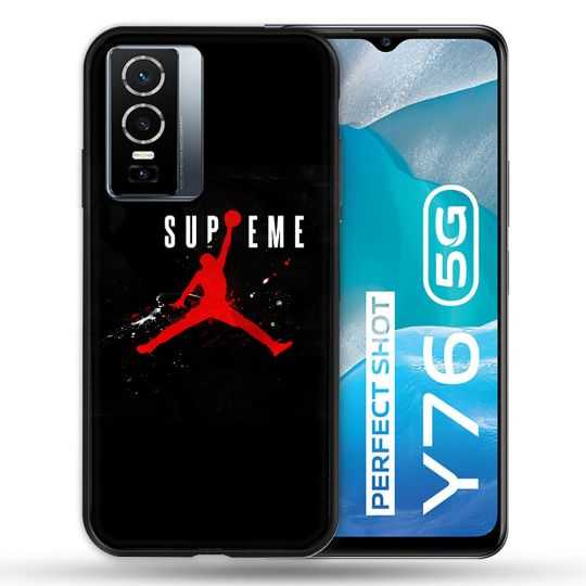 Coque Pour Vivo Y76 5G Jordan Supreme Noir
