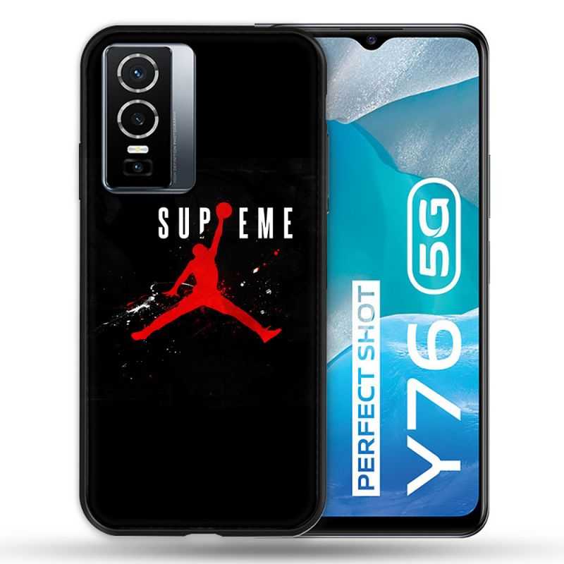 Coque Pour Vivo Y76 5G Jordan Supreme Noir