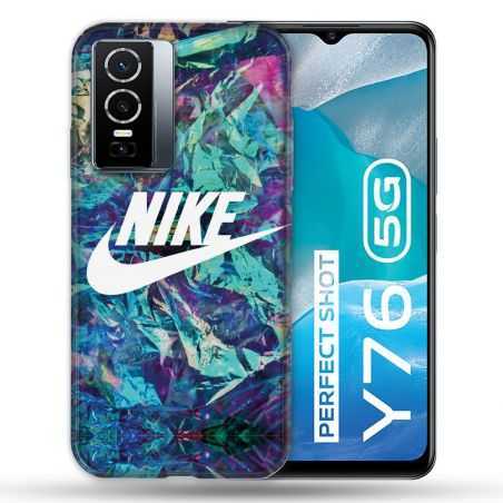 Coque Pour Vivo Y76 5G Nike Turquoise