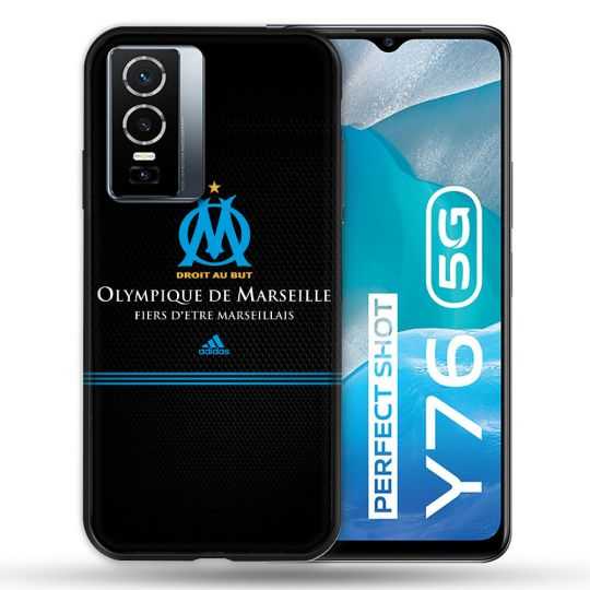 Coque Pour Vivo Y76 5G Olympique Marseille OM Fier etre Marseillais