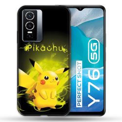Coque Pour Vivo Y76 5G Pokemon Pikachu Eclair