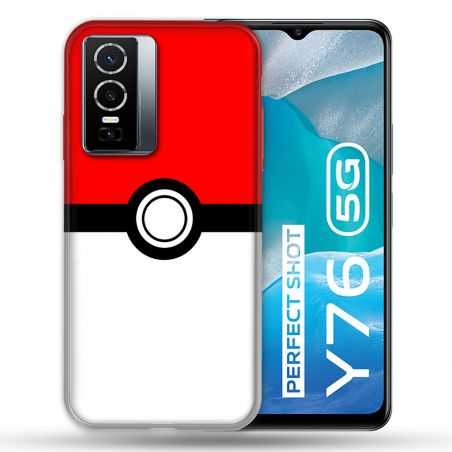 Coque Pour Vivo Y76 5G Pokemon Pokeball