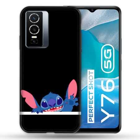 Coque Pour Vivo Y76 5G Stitch Noir