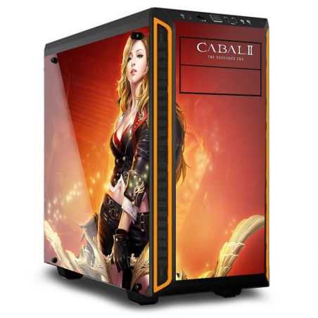 Boitier PC / Boitier Ordinateur Be Quiet! Pure Base 600 Orange Window BGW20 Personnalise Customise