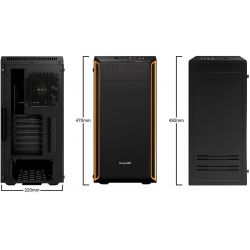 Boitier PC / Boitier Ordinateur Be Quiet! Pure Base 600 Orange Window BGW20 Personnalise Customise