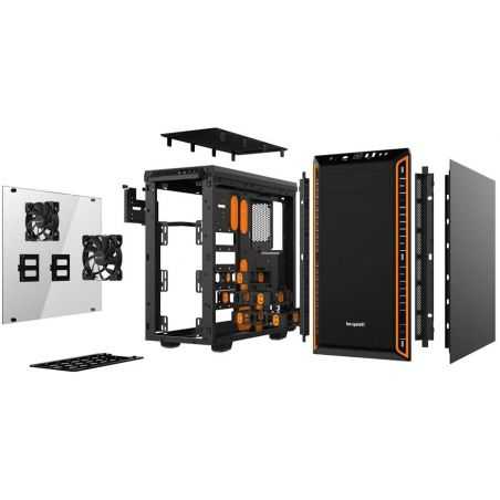 Boitier PC / Boitier Ordinateur Be Quiet! Pure Base 600 Orange Window BGW20 Personnalise Customise