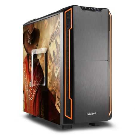 Boitier PC / Boitier Ordinateur Be Quiet! Silent Base 600 Orange Personnalise Customise