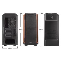 Boitier PC / Boitier Ordinateur Be Quiet! Silent Base 600 Orange Personnalise Customise