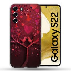 Coque compatible Magsafe Pour Samsung Galaxy S22 Amour Arbre