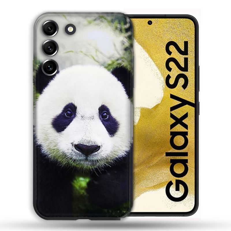 Coque compatible Magsafe Pour Samsung Galaxy S22 Animal Panda Color
