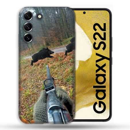 Coque compatible Magsafe Pour Samsung Galaxy S22 Chasse Vision Tir