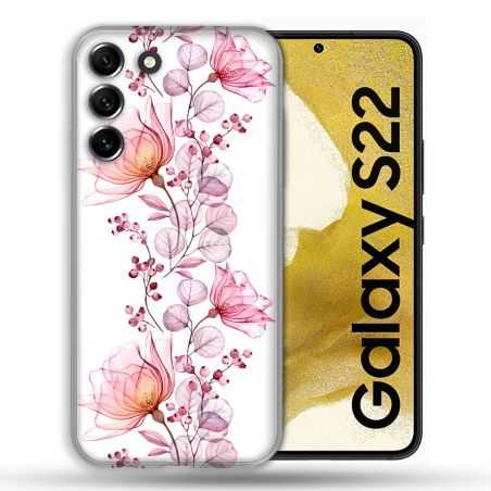 Coque compatible Magsafe Pour Samsung Galaxy S22 Fleur Eclosion