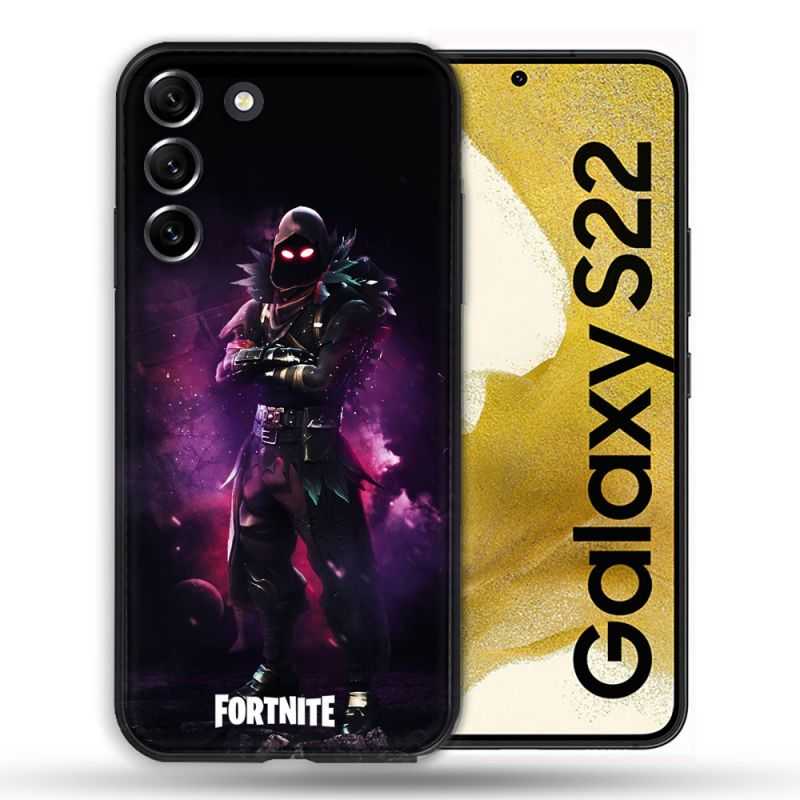 Coque compatible Magsafe Pour Samsung Galaxy S22 Fortnite Raven