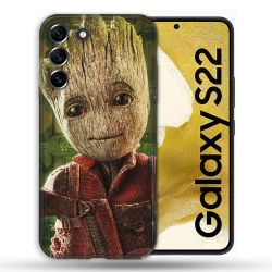 Coque compatible Magsafe Pour Samsung Galaxy S22 Groot Vert