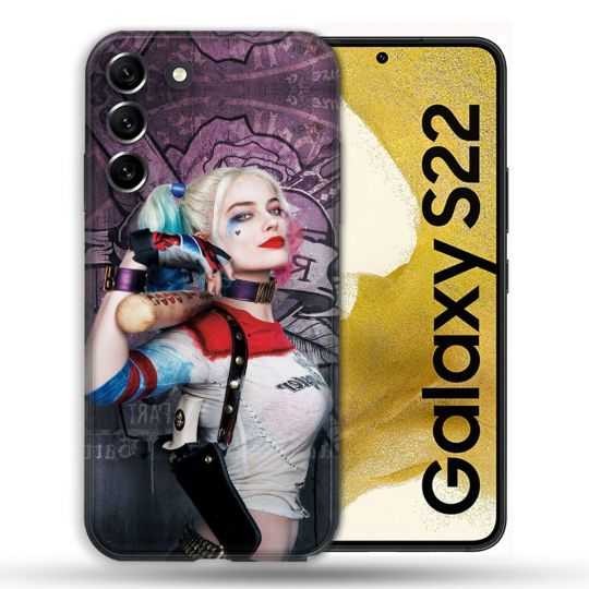 Coque compatible Magsafe Pour Samsung Galaxy S22 Harley Quinn Batte