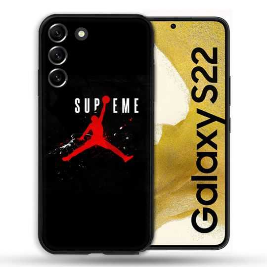 Coque compatible Magsafe Pour Samsung Galaxy S22 Jordan Supreme Noir