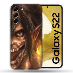 Coque compatible Magsafe Pour Samsung Galaxy S22 Manga Attaque Titans Eren Titan