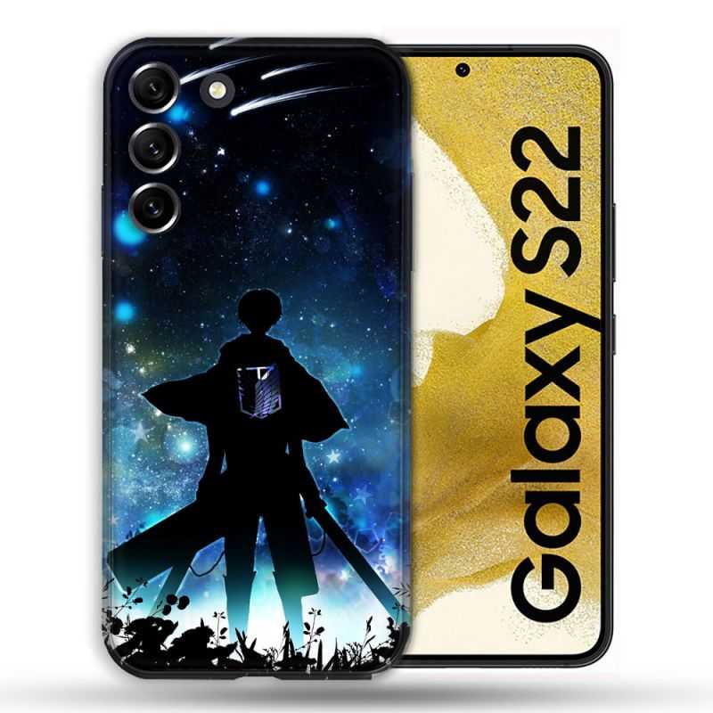 Coque compatible Magsafe Pour Samsung Galaxy S22 Manga Attaque Titans Levi