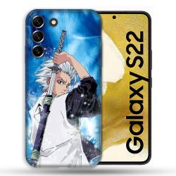Coque compatible Magsafe Pour Samsung Galaxy S22 Manga Bleach Hitsugaya