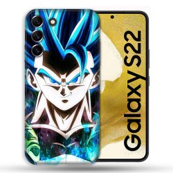 Coque compatible Magsafe Pour Samsung Galaxy S22 Manga Dragon Ball Gogeta Visage