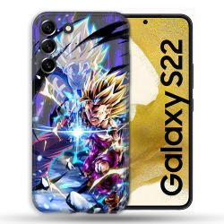 Coque compatible Magsafe Pour Samsung Galaxy S22 Manga Dragon Ball Sangohan Duo