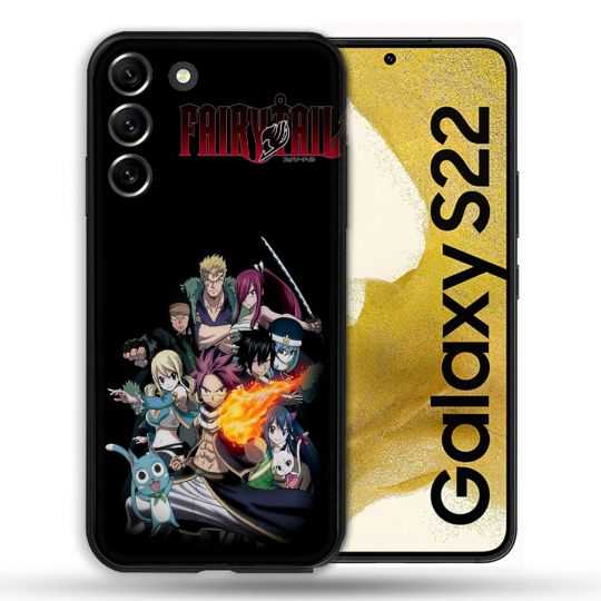 Coque compatible Magsafe Pour Samsung Galaxy S22 Manga Fairy Tail Logo Team