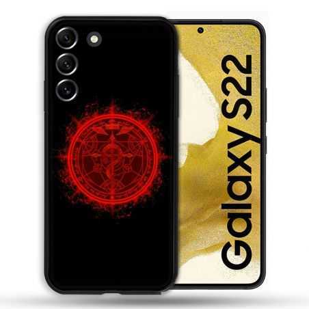 Coque compatible Magsafe Pour Samsung Galaxy S22 Manga Fullmetal Alchemist Logo