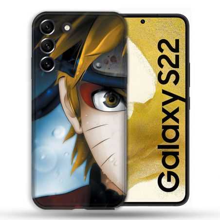 Coque compatible Magsafe Pour Samsung Galaxy S22 Manga Naruto Blanc