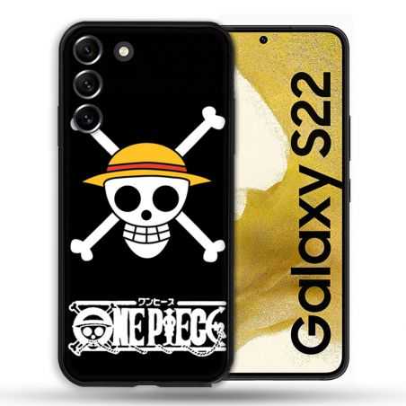 Coque compatible Magsafe Pour Samsung Galaxy S22 Manga One Piece Tete de Mort