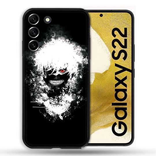 Coque compatible Magsafe Pour Samsung Galaxy S22 Manga Tokyo Ghoul Kaneki Tag