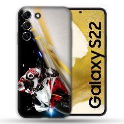 Coque compatible Magsafe Pour Samsung Galaxy S22 Moto Course GP R6