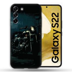 Coque compatible Magsafe Pour Samsung Galaxy S22 Moto Harley Vintage
