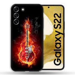 Coque compatible Magsafe Pour Samsung Galaxy S22 Musique Guitare Electrique