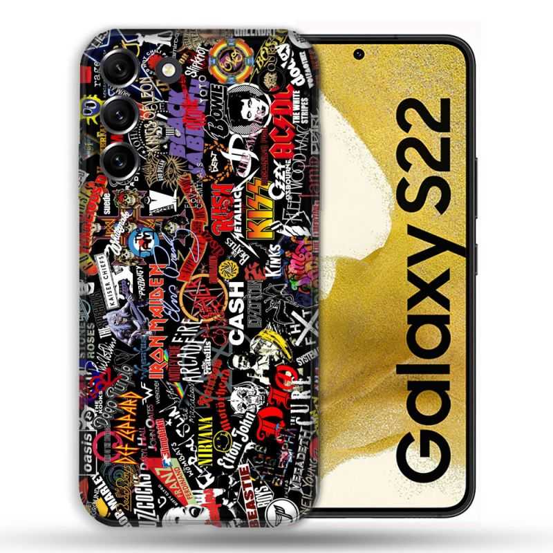 Coque compatible Magsafe Pour Samsung Galaxy S22 Musique Rock Groupe
