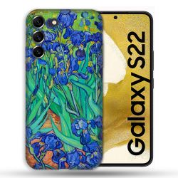 Coque compatible Magsafe Pour Samsung Galaxy S22 Peinture Iris