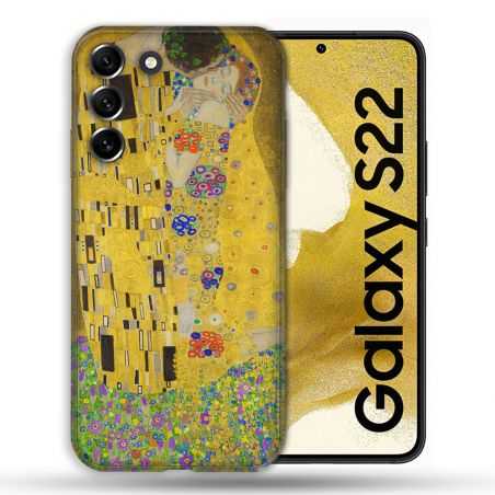 Coque compatible Magsafe Pour Samsung Galaxy S22 Peinture Le Baiser