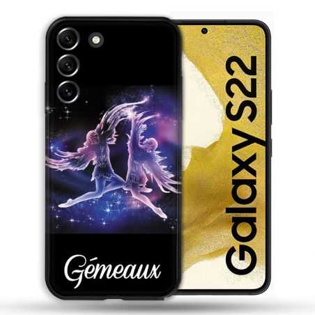 Coque compatible Magsafe Pour Samsung Galaxy S22 Signe Zodiaque 2 Gémeaux