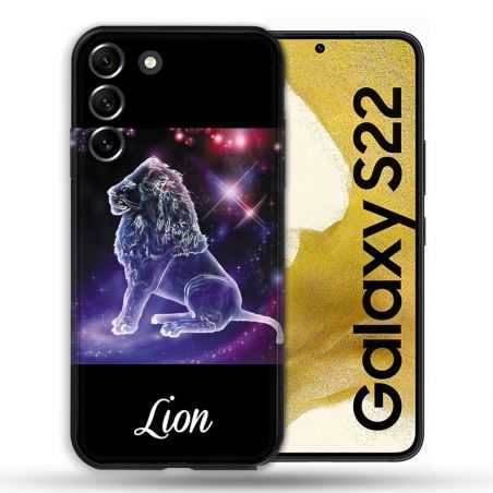 Coque compatible Magsafe Pour Samsung Galaxy S22 Signe Zodiaque 2 Lion