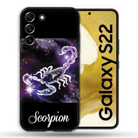 Coque compatible Magsafe Pour Samsung Galaxy S22 Signe Zodiaque 2 Scorpion