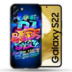 Coque compatible Magsafe Pour Samsung Galaxy S22 Street Art Rap