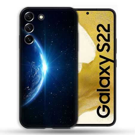 Coque compatible Magsafe Pour Samsung Galaxy S22 Univers Planete Terre