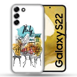 Coque compatible Magsafe Pour Samsung Galaxy S22 Voyage Italie Vintage