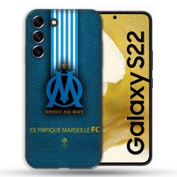 Coque compatible Magsafe Pour Samsung Galaxy S22 Olympique Marseille OM Bande