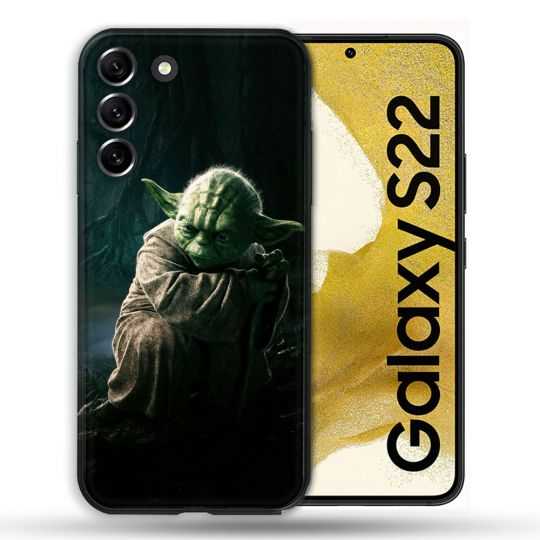 Coque compatible Magsafe Pour Samsung Galaxy S22 Star Wars - Yoda sombre