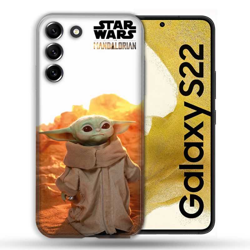 Coque compatible Magsafe Pour Samsung Galaxy S22 Star Wars - Yoda bebe soleil